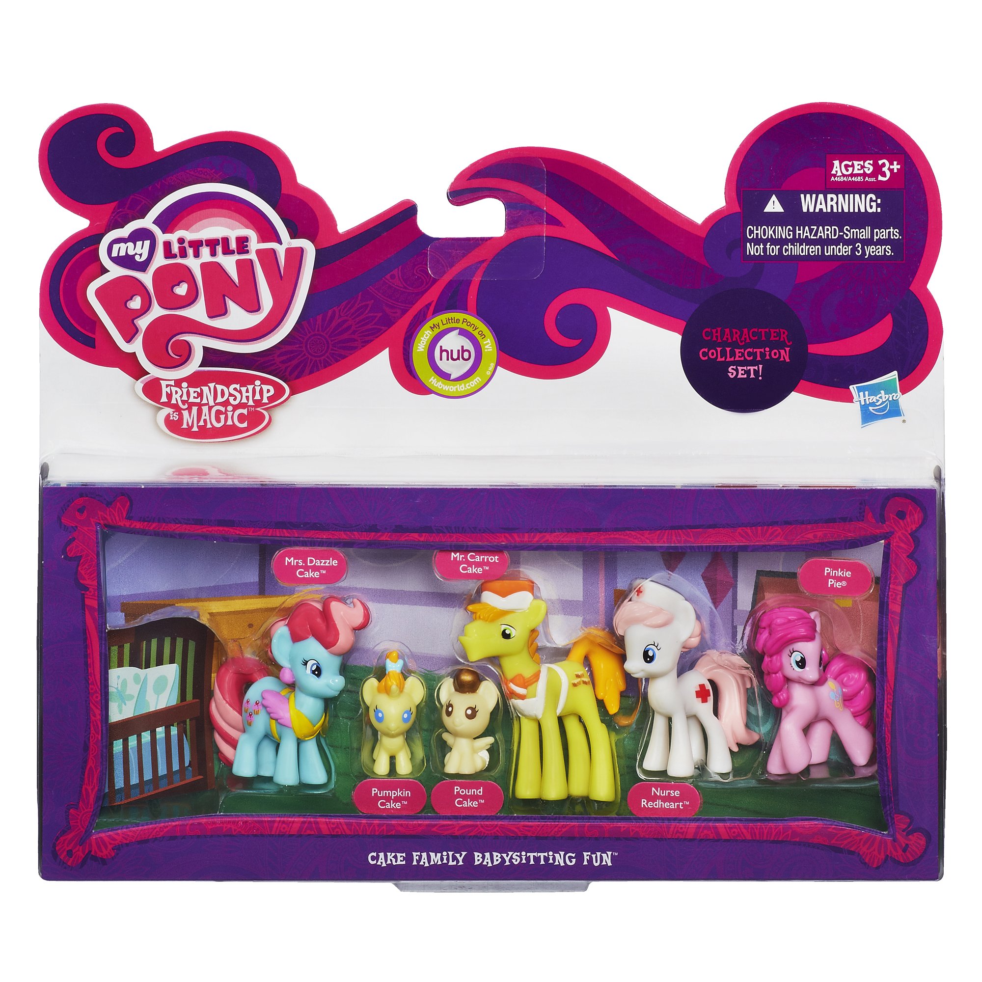 My Little Pony Cake Family Babysitting Fun Mini Collection Set